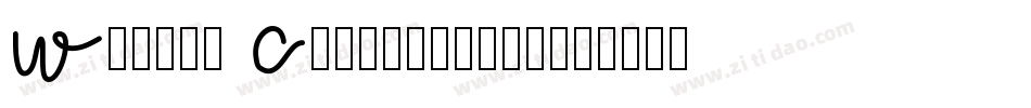 Winter Calligraphy字体转换